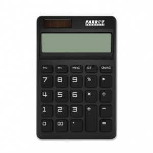 12-Digit Desktop Calculator  Black Dual Power