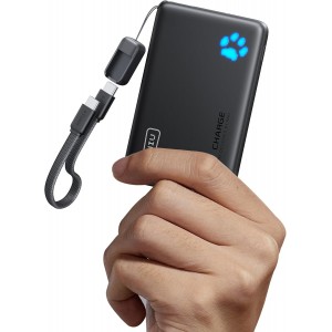 INIU Ultra Slim 10000mAh 45W PD Power Bank P41 - Fast Charging - New - Open Box - Black