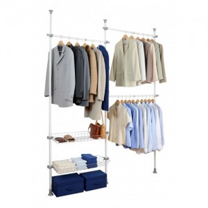 Wenko HERKULES DUO TELESCOPIC CLOTHES RACK SYSTEM