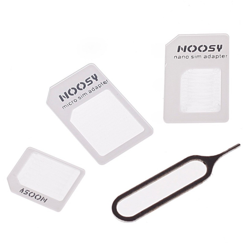 Noosy SIM Adapter Tray Holder 3 in 1 Kit