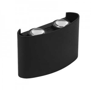 Black ABS 4W LED 3CCT Up/Down Wall Light IP54