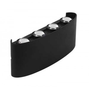 Black ABS 8W LED 3CCT Up/Down Wall Light IP54