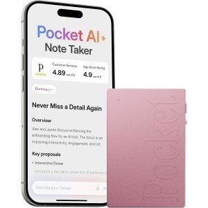 Pocket AI Voice Recorder- Auto Transcription &amp; AI Note Taker