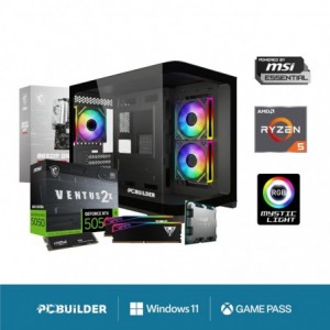 PCBuilder Ryzen 5 8400F RECON Windows 11 Gaming PC