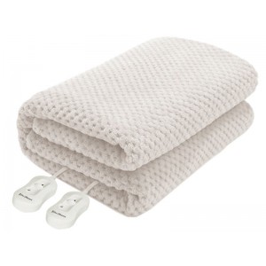 Pure Pleasure Queen Coral Fleece with Skirt Fitted Electric Blanket 152x188cm