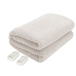Pure Pleasure King Size Electric Blanket - with Coral Fleece and Skirt / 183x188