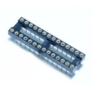 IC Socket 0.3 28-Way Tulip Round Narrow - 17-Piece Tube