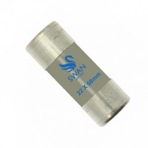 FUSE CERAMIC ROUND 22x58 80A 500V 100KA F-22X58-80A