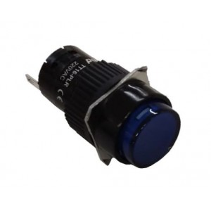 Blue Round Panel Mount Indicator Light 250V D16 B1870B