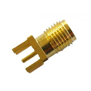 SMA Socket PCB Edge Vertical Straight 50 Ohm 901-144-8RFX