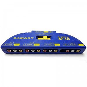 Geeko AV-41S 4 Way RCA Splitter