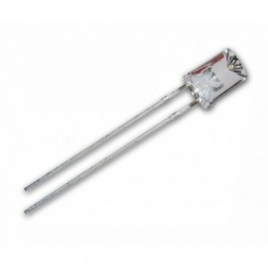 LED 3mm Clear Red Round Concave 120mcd 110D L334LRC