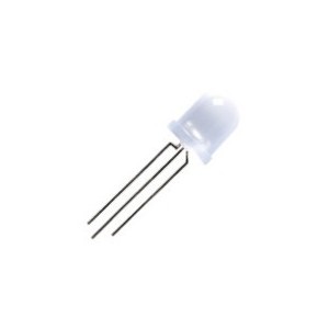 LED 10mm Frosted Lens Red and Green 3-Pin Bi-Colour Round CC CZ F10 R-G