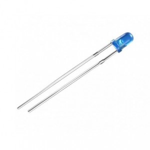 LED 3mm Round Blue Diffused 500mcd 30-Degree (BL-BB54N1)