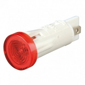 Red 10mm Round Neon Indicator Lamp 230V
