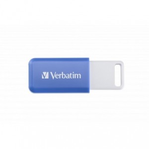 Verbatim Databar USB 2.0 Drive Blue 64GB Black
