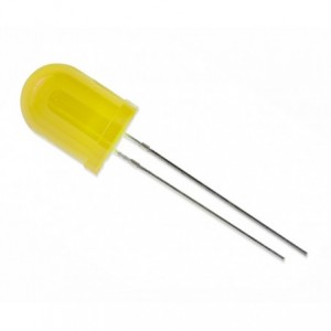 LED 10mm Yellow Diffused Round 90mcd 50-Degree BL-B3130A