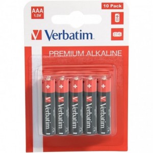 Verbatim AAA Alkaline Battery 10x 4PK Carton