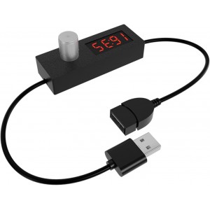 Adjustable USB Timer Control Cable - Auto Power Off (5 Mins to 24 Hrs- 55 Mins)