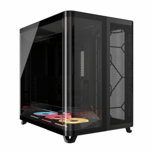 AIR 5400 LX-R RGB iCUE LINK Triple Chamber Mid-Tower PC Case Black
