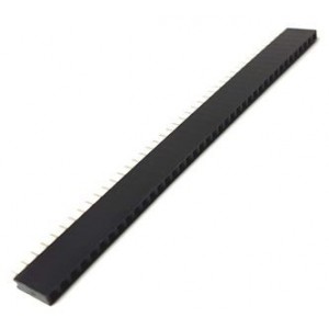 16-Way SIL Housed Socket 2.54mm Pitch Straight 8.5mm Height