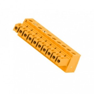 Plug-In Terminal Block Socket 10-Way 3.5mm Pitch Orange