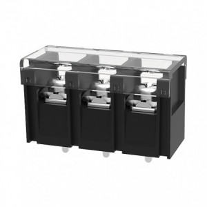 Barrier Terminal Block 3W P10 PCB with Cover DG58C-B-03P-13-00A(H)