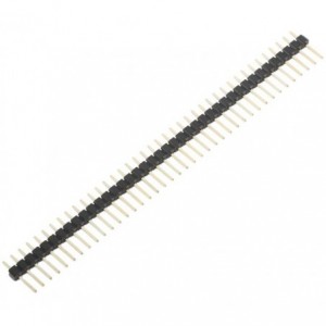 Straight Header SIL 40W 2.54mm Total Height 18mm for Arduino Shields