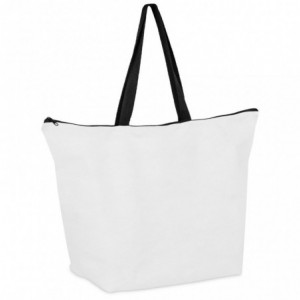 Hoppla Skyline Recycled PET Stitch-Bond Shopper Bag with Zip (50x20x35cm)