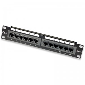 Intellinet 720342 12 Port Passive PoE Patch Panel