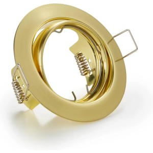 Gold 83mm Adjustable Downlighter MR16