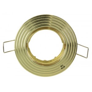 Brass 100mm Adjustable Downlighter MR16