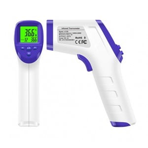 Non-Contact Digital Forehead Thermometer with LCD Display
