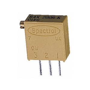 2M Ohm 25-Turn Side Adjust Vertical Mount Trimpot Potentiometer