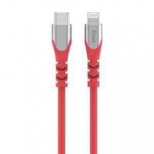 Snug Type-C To MFI Lightning Silicone Cable - 1.2 Metre
