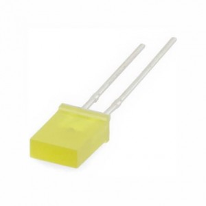 LED 1.2x3.4mm Diffused Yellow Rectangular BL-R8421G