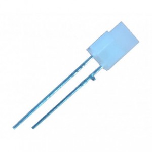LED 1x5mm Clear Green Rectangular 50mcd LED-3-CL-GR