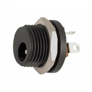 DC Power Plug Jack 5.5x2.1mm Pin Round Panel Mount 1K Bag DC-021