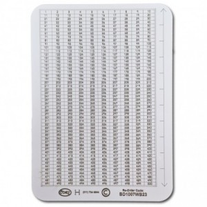 Double Sided Writing Slate Markerboard A4 Pack of 10 WB23