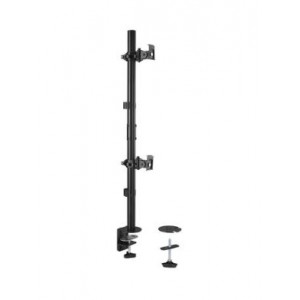 Kensington Vertical Stacking Dual Arm - Clamped - Holds 2 x 32" Screens - New - Open Box
