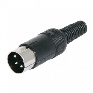 4-Pin DIN Plug Inline 04MSOL