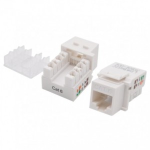 RJ45 Keystone Cat6 Vertical Type 8W8PKC6A