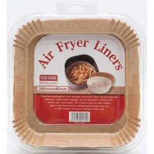 Casey Airfryer Liners 200x45mm Brown 50 Pack