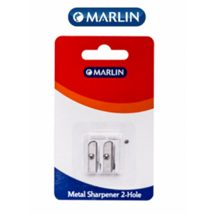 Marlin Metal Sharpener 2 Hole-Single Pack