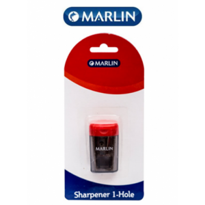 Marlin Plastic Sharpener 1 Hole+Container