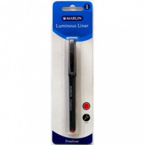 Marlin Precision Fineliner Pens Colour: Red