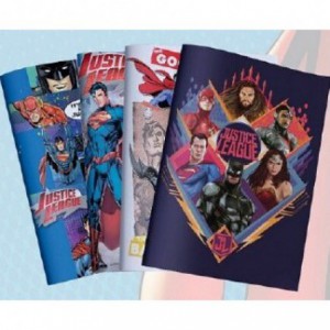 Justice League A4 Precut Books Covers 5's