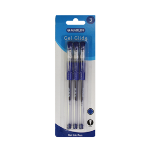 Marlin Gel Glide Gel Ink Pens Colour: Blue ( Pack of 3 )
