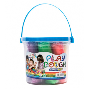 Marlin Kids Play Dough 1kg Bucket ( Pack of 8 Colours )