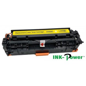 InkPower Generic Replacement for HP 304A CC532A Yellow Toner Cartridge
